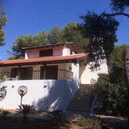 Seaside Villa In Alikes, Chalkida Drosia  Bagian luar foto