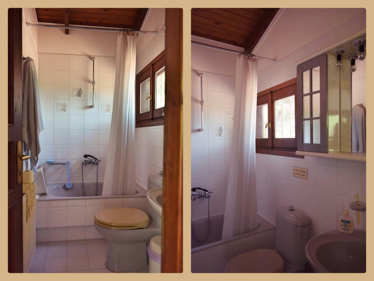 Seaside Villa In Alikes, Chalkida Drosia  Bagian luar foto